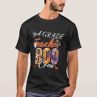 Cute 3Rd Klass Lacher Boo Crew Funny School Kinde T Shirt