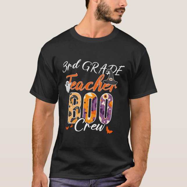 Cute 3Rd Klass Lacher Boo Crew Funny School Kinde T Shirt (Framsida)