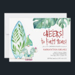 Cute 40:e födelsedagarinbjudan inbjudningar<br><div class="desc">Tittar du party för en 40:e jul eller planerar en julafton i juli firande? Den här födelsedagsfest inbjudan-mallen är perfekt. Designad för en roligt och tropisk födelsedagsfest 40:e idéer! Den här inbjudan-födelsedagskorten har en beachy Jultomten med en ytskiva och ger dig en fin fläkt till din strand party eller poolside...</div>