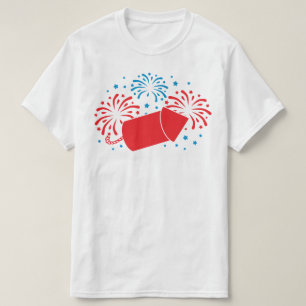 Cute 4:e juli-fyrverkerier t shirt