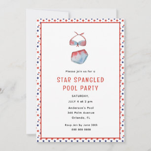 Cute 4:e juli i Party Meddelande