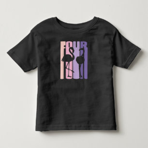 Cute 4e födelsedagen Gift I Flamingo I 4 år gamm T Shirt