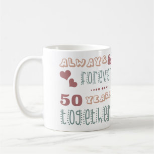 Cute 50-årsdagen Bröllop Kaffemugg