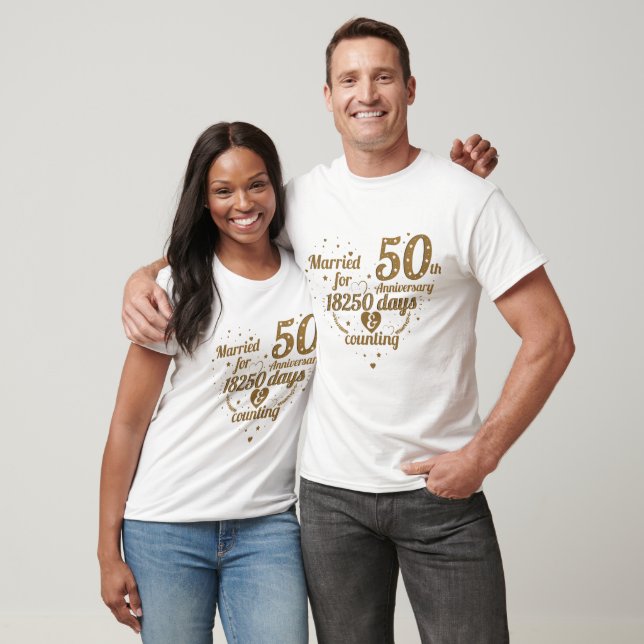 Cute 50-årsdagen Bröllop T Shirt (Unisex)