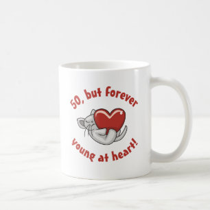 Cute 50:e födelsedagsgåvor kaffemugg
