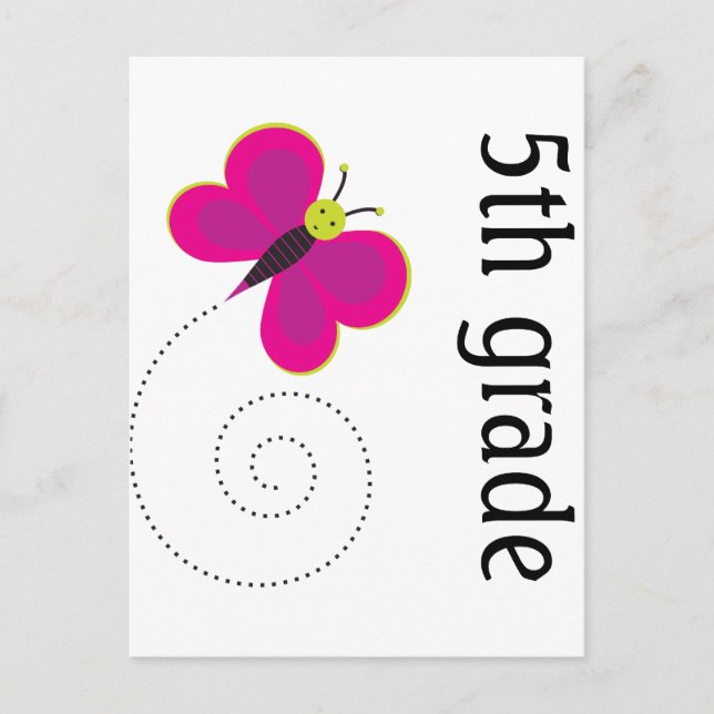 Cute 5:e Klass-vykort Vykort (Framsida)