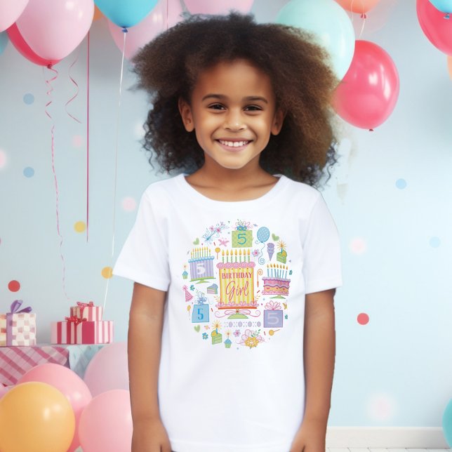 Cute 5th Birthday T-Shirt (Skapare uppladdad)