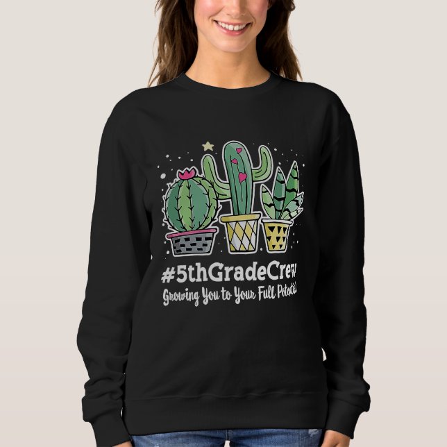 Cute 5th Grade Crew Appreciation Week Back to Scho T Shirt (Framsida)