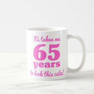 Cute 65e Birday for Women Kaffemugg