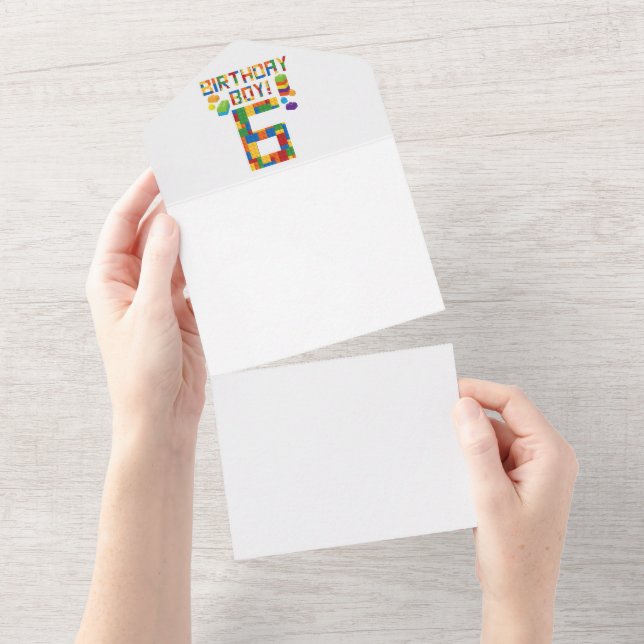 Cute 6e Birthday Gift 6-åriga blocket Byggnad (Tearaway)
