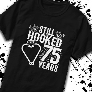 Cute 75:e-årsdagen Par, gift 75 år T Shirt