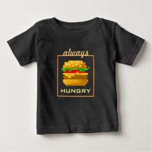 Cute 8-bitars Burger Colorful Fast Food Roligt Pix T Shirt