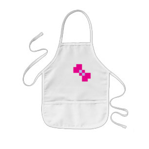 Cute 8-bitars pixelfält barnförkläde