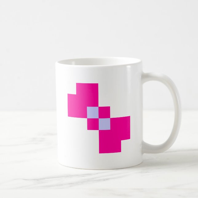 Cute 8-bitars pixelfält kaffemugg (Höger)