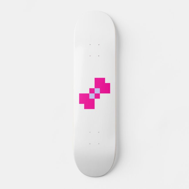 Cute 8-bitars pixelfält mini skateboard bräda 18,7 cm (Framsida)