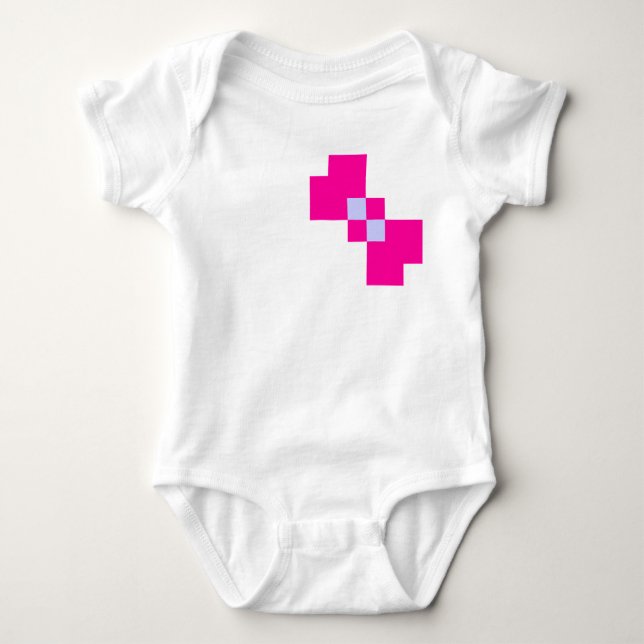 Cute 8-bitars pixelfält tee (Framsida)
