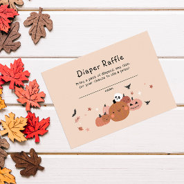 Cute A Little Boo Halloween Raffle Tilläggskort
