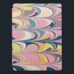 Cute Abstrakt Marble Paint Swirl på Rosa iPad Pro Skydd<br><div class="desc">Skydda din tablett i stil med denna färgstarka Abstrakt Paint Swirls Initial iPad Pro Cover.</div>