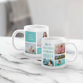 Cute Abuela Grandchildren Photo Collage Kaffemugg