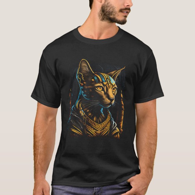 Cute Abyssinian Cat Lover Pharaoh Abyssinian Cat O T Shirt (Framsida)