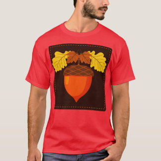 Cute Acorn Frimärke T Shirt