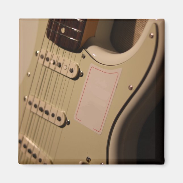 Cute Acoustic Guitar Magnet (Framsidan)