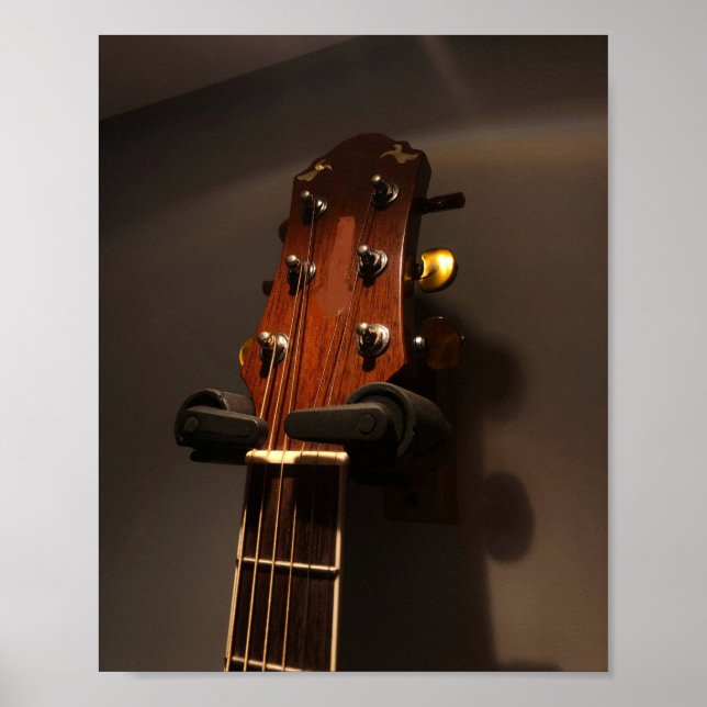 Cute Acoustic Guitar Poster (Framsidan)