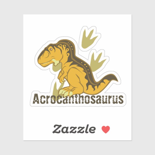 Cute Acrocanthosaurus Klistermärken (Ark)