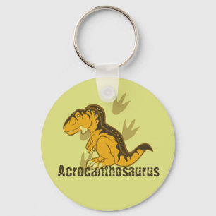 Cute Acrocanthosaurus Nyckelring