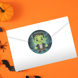 Cute AdFrankenstein Sticker Runt Klistermärke