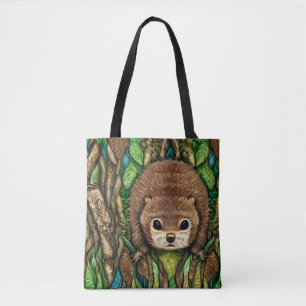 Cute Adful Little Baby Beaver Tygkasse