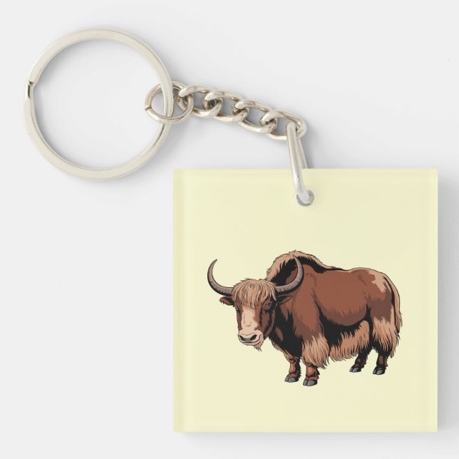 Cute & adorable brown Yak  (Framsidan)