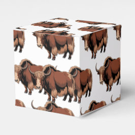 Cute & adorable brown Yak  Presentaskar