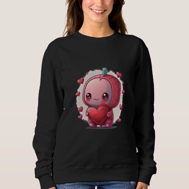 Cute adorable unique Happy Valentine's Day buddies T Shirt (Framsida)