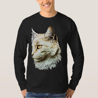 Cute adorable unique original colored cat t shirt