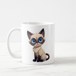 Cute Adsible Baby djur Coffee Mugg