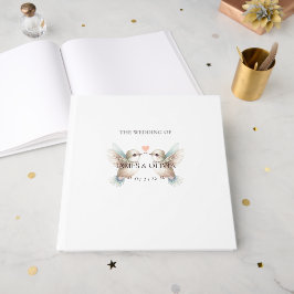 Cute Adsible Bröllop Hummingbird Guest Bok