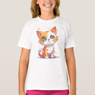 Cute Adsible Brown Cat T Shirt