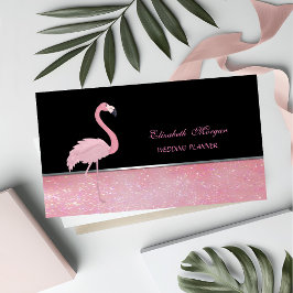 Cute Adsible Elegant,Rosa Flamingo Visitkort