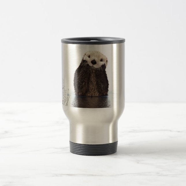 Cute Adsible Fluffy Otter Animal Resemugg (Center)