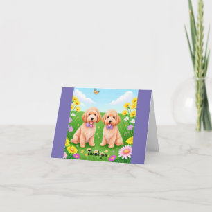 Cute Adsible Goldendoodle Tack Kort