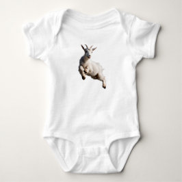 Cute Adsible Jumping Baby Goat Kid T Shirt