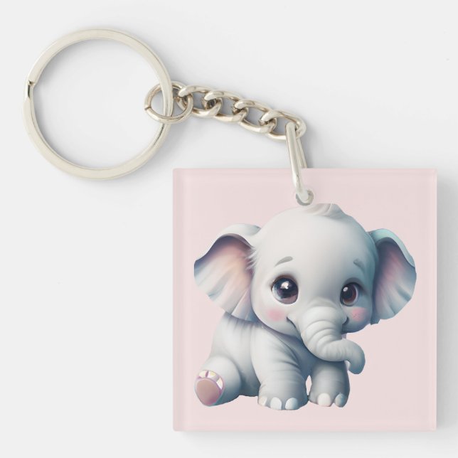Cute Adsible Kawaii Baby Elephant (Framsidan)
