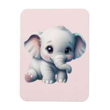 Cute Adsible Kawaii Baby Elephant