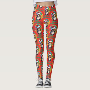 Cute Adsible Kawaii Chibi Bear-y-julbjörn Leggings