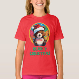 Cute Adsible Kawaii Chibi Bear-y-julbjörn T Shirt