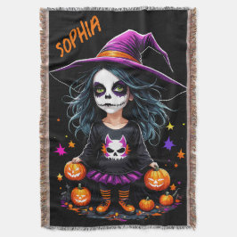 Cute Adsible Kawaii Halloween Witch Filt