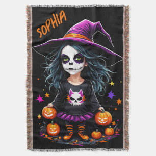 Cute Adsible Kawaii Halloween Witch Filt