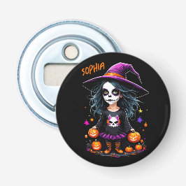 Cute Adsible Kawaii Halloween Witch Flasköppnare