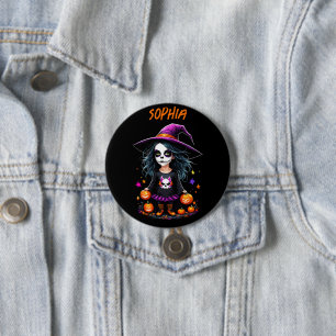Cute Adsible Kawaii Halloween Witch Knapp